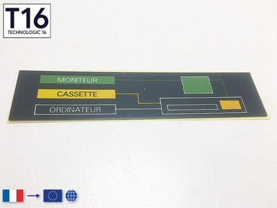 DE - Amstrad CPC 464 - Kassettenspieler Plakette auf der Hülle