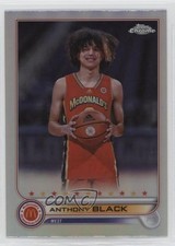 2022 Topps Chrome McDonald's All American Refractor Anthony Black #14 1bj7