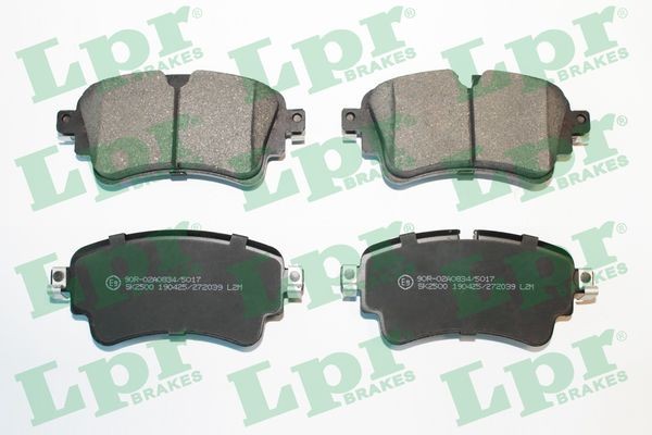 Plaquettes de frein LPR 05P2039 pour kit de frein à disque AUDI VW