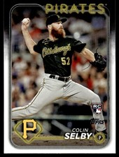 Colin Selby RC 2024 Topps #668 Pittsburgh Pirates 27280 Baseball Card
