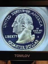 2007 S Utah State Quarter, Proof, DDR, Die Chip On Reverse, US Mint Proof Set