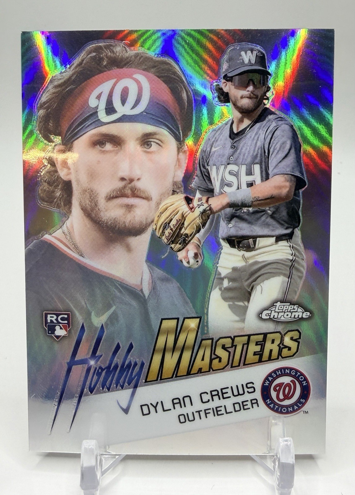 Dylan Crews 2025 Topps Chrome Baseball Hobby Masters RC #HM-17 Nationals SSP