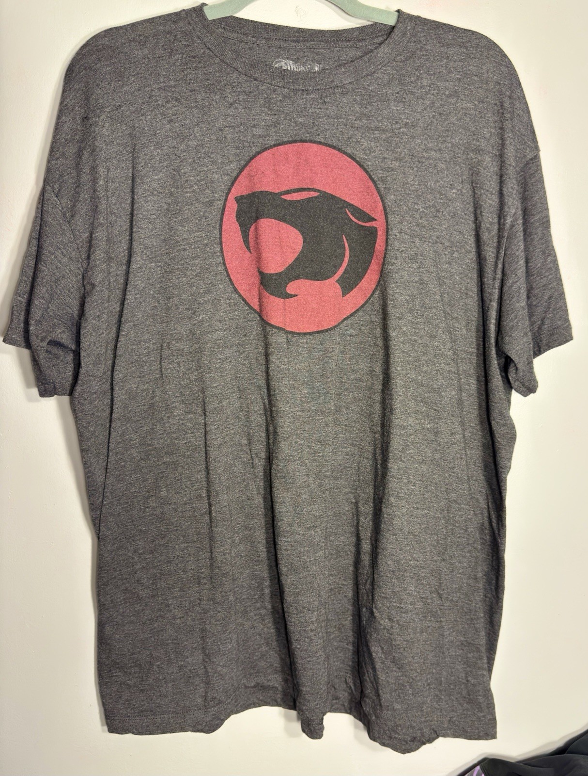 Vintage Thundercats Logo Super Soft Heather Black T-Shirt Men’s 2X Warner Bros