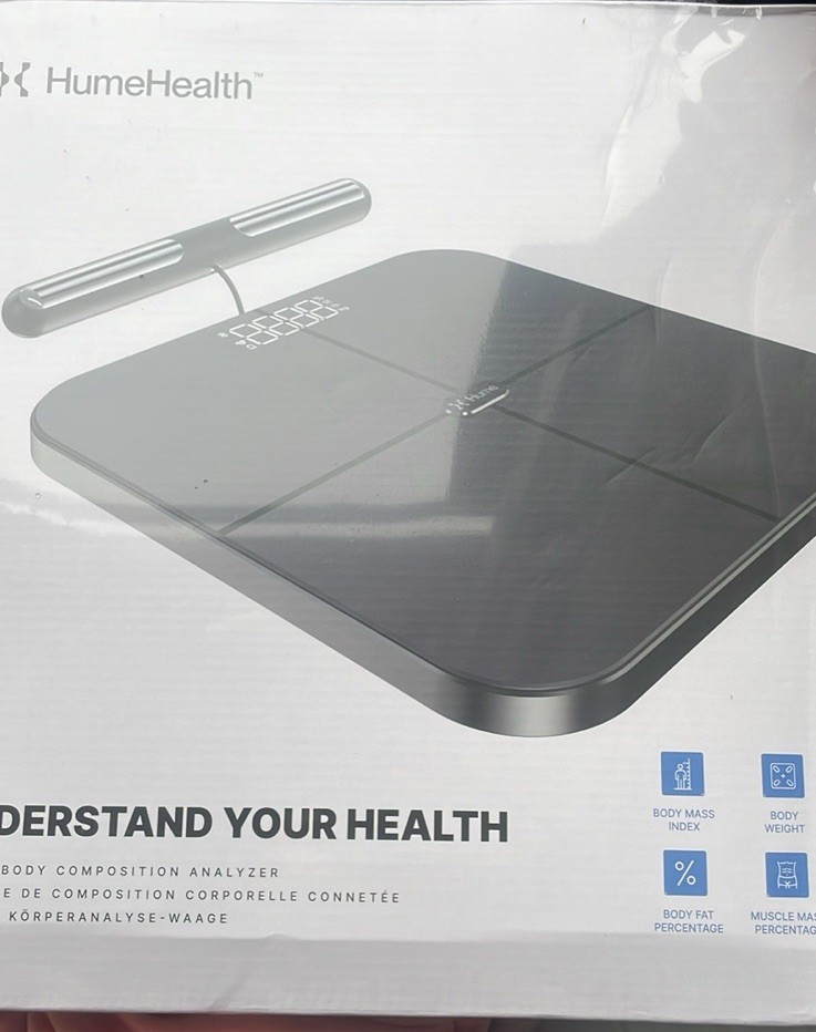 HumeHealth The Hume Pod Smart Body Composition Analyzer Digital Scale Black