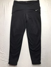 Vintage 90s NIKE Tech Jogger Sweats Men M 36x30 Black 2 Pocket Drawstring