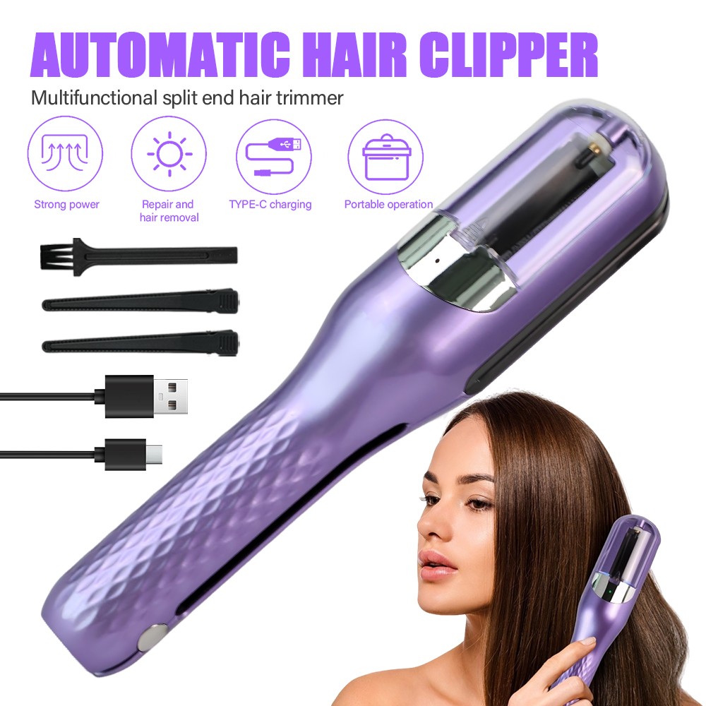 Split End Hair Trimmer Cordless Hair Clipper Rechargeable Hair
