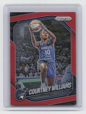 2025 Panini Prizm WNBA - Red Prizms #69 Courtney Williams #/299