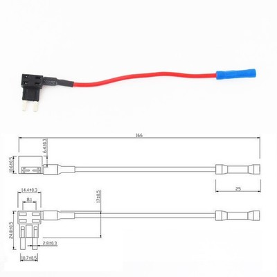 1 set Add-A-Circuit Low Profile   Mini   Micro Car Fuse Tap Holder #nm