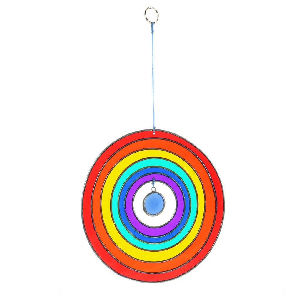 Rainbow Circle of Life Sun Catcher 13cm – Window Hanging