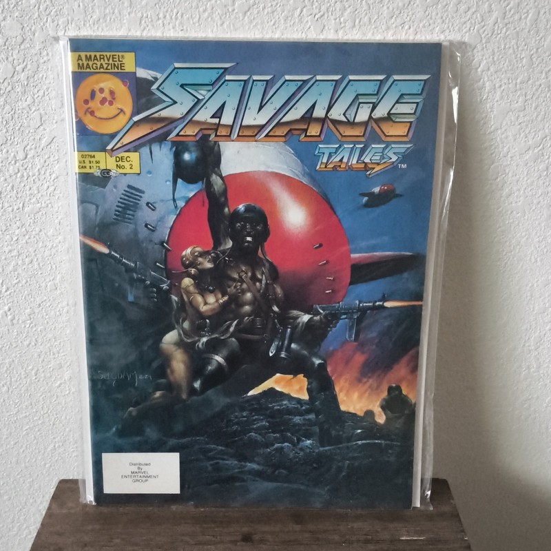Savage Tales Marvel Magazine No. 2 December 1985 Illustrated Action Adventure