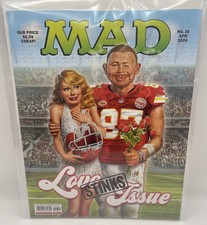 MAD MAGAZINE #36 Love Stinks Issue! Taylor Swift & Travis Kelce 2ND PRINT NM B&B