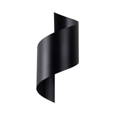 Schwarze Spiralwandleuchte TALASSA 1xG9 8W SL.1309 Sollux Lighting