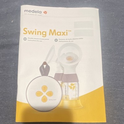 Medela Swing Maxi Double Electric Breast Pump Kit w/ Case, Bags, Bottles 24mm