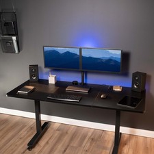 VIVO Black 71 x 30 inch Universal Table Top for Sit to Stand Desk Frames
