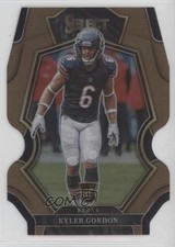 2022 Panini Select Premier Level Copper Prizm Die-Cut 31/99 Kyler Gordon e0v