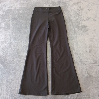 Old Navy Active Powersoft Ankle Pants Womens Medium Gray Flare Pull On Stretch