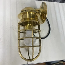 Ship Brass bulkhead Wall Light, Nautical Décor