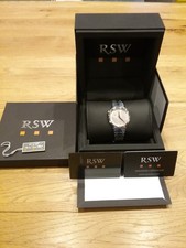 Dammen Armbanduhr, RSW,neu,mit echten Diamanten, Schweiz