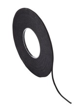 Graphic Art Tape, 1/16 W x 648 L Inches, Black Crepe, 1 Roll BGCP6201