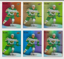 2021-22 UD Allure KIRILL KAPRIZOV Rainbow Parallel Lot (6) /199 /299 Double