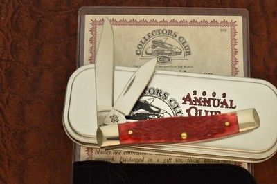 RARE CASE XX USA CCC COLLECTORS CLUB 2009 RED BONE TEXAS JACK