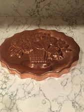 Vintage  Copper Chocolate Baking  Mold Gail Styn-Sutton Towle Company Flowers
