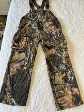 Game Winner Bib Overalls Youth Medium Camo Hunting Adjustable Cotton