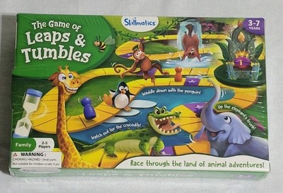 Skillmatics Board Game Of Leaps & Tumbles Land of Animal Adventures For Ages 3-7