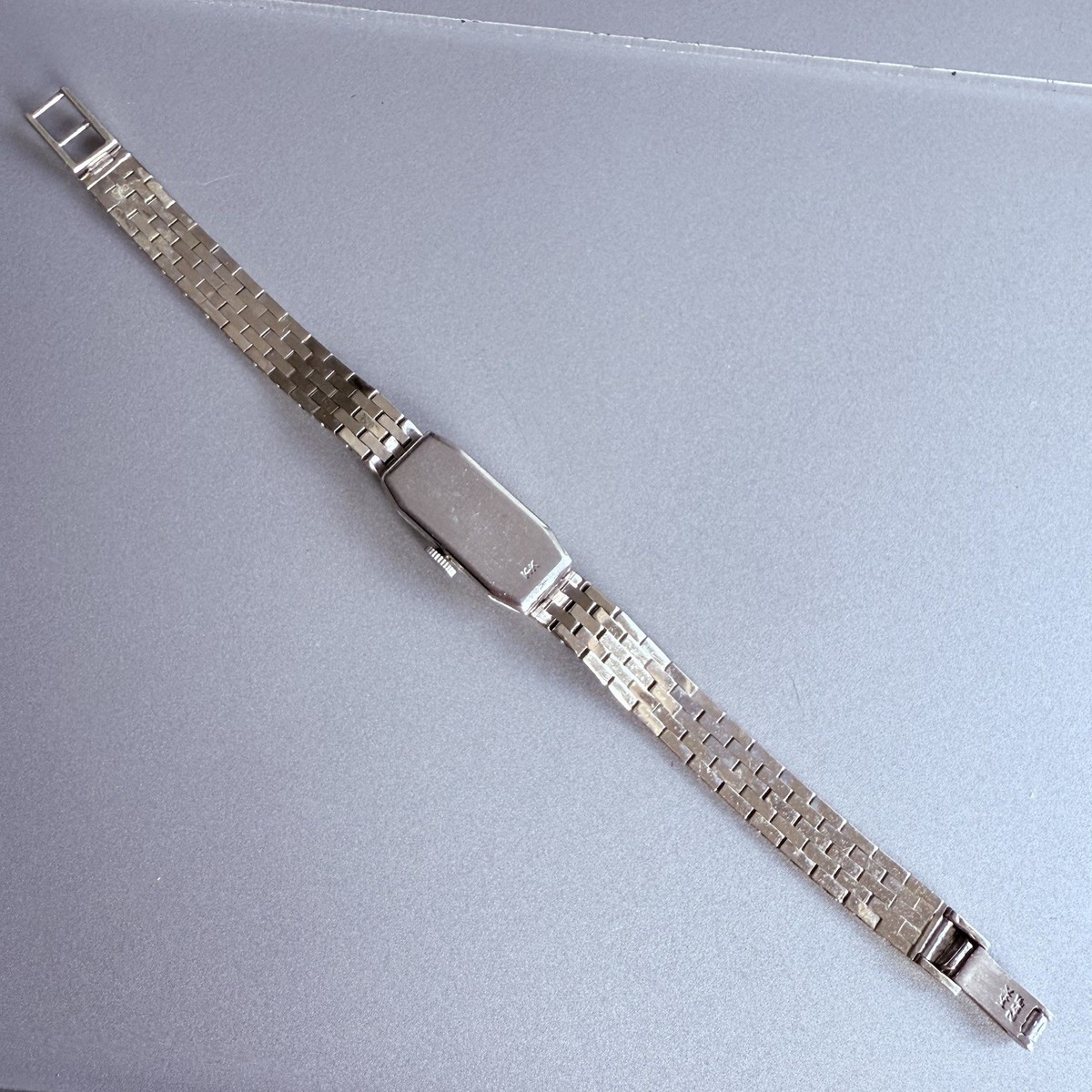 Vintage Art Deco Solid 14k Gold Ladies Women’s Swiss Mechanical Watch WORKING Stunning Vintage 1920s Art Deco Solid 14k White Gold Gruen  main image 4