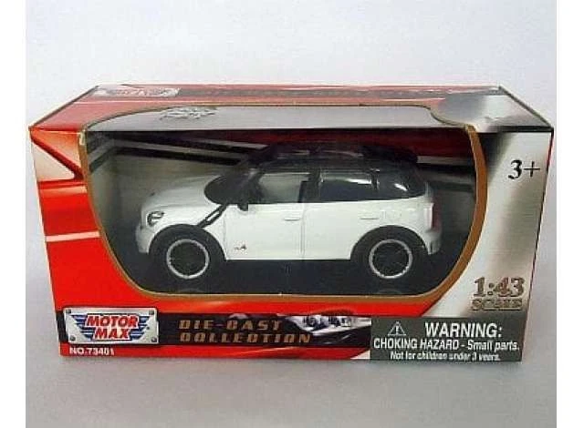 Motormax 4078 2017 Mini Cooper S Countryman, blanco 1/43