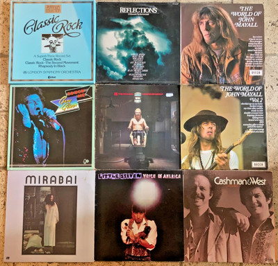 35 x ROCK/INDIE/BLUES VINYL LP SCHALLPLATTEN RESTPOSTEN 1/3 - 