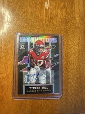 🌟 Tyreek Hill 2020 Panini Optic Dominators SILVER HOLO #18/49 AUTO Dolphins