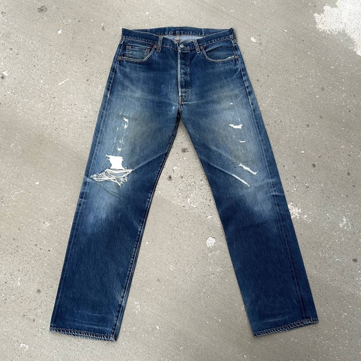 Levi's リーバイス　501xx デニム W35 L33 Levi's 501XX Jeans Men's W35 L33 Big E Vintage 1955 USA Made Denim