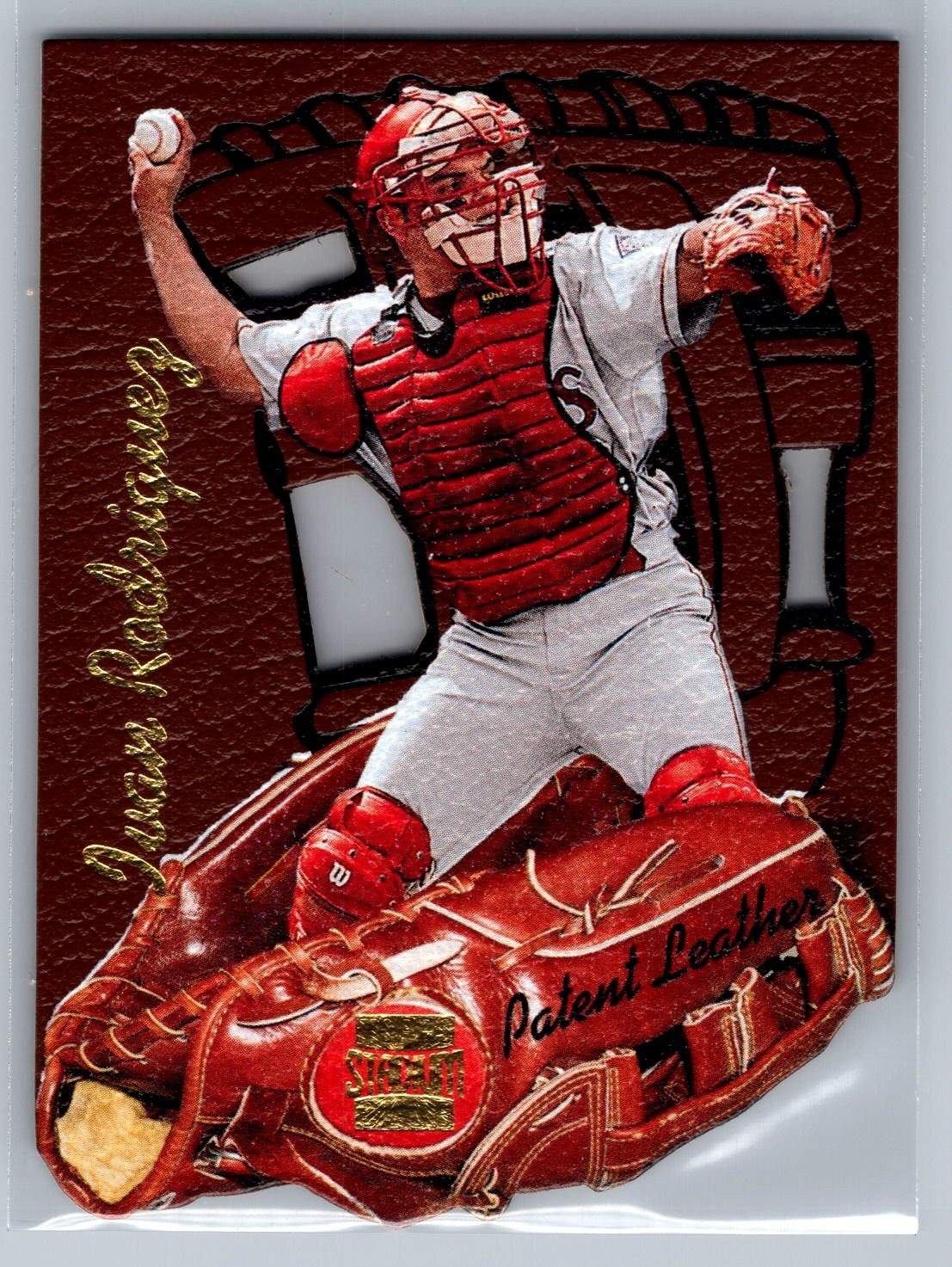 1997 Topps Stadium Club - Patent Leather Ivan Rodriguez #PL1 Members Only