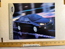 Vintage 2003 Ford Motor Company Focus 2.3L PZEV Engine CA NY & MA Brochure