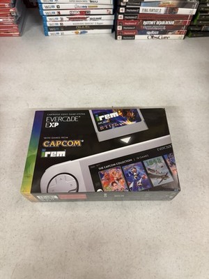 Blaze Evercade EXP Retro Gaming Handheld With Capcom Games - SEALED! White