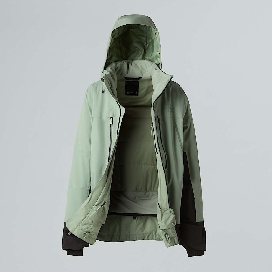 THE NORTH FACE MEN'S SNOWSQUALL JACKET IN SLATE MOSS /TNF BLACK SIZE M *RRP £400 image 2