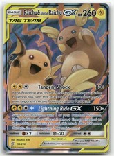 Raichu & Alolan Raichu GX #54/236 (Holo) (NM) SM - Unified Minds SM11 Pokemon on eBay