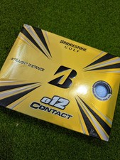 1 dozen BRAND NEW Bridgestone E12 Contact Golf Balls White
