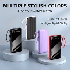 900000MAH Portable Power Bank LCD LED 2 USB B...