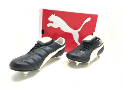 Puma King XL Herren Fußballschuhe Mit Aluminiumstollen Schwarz Weiß Gr 44