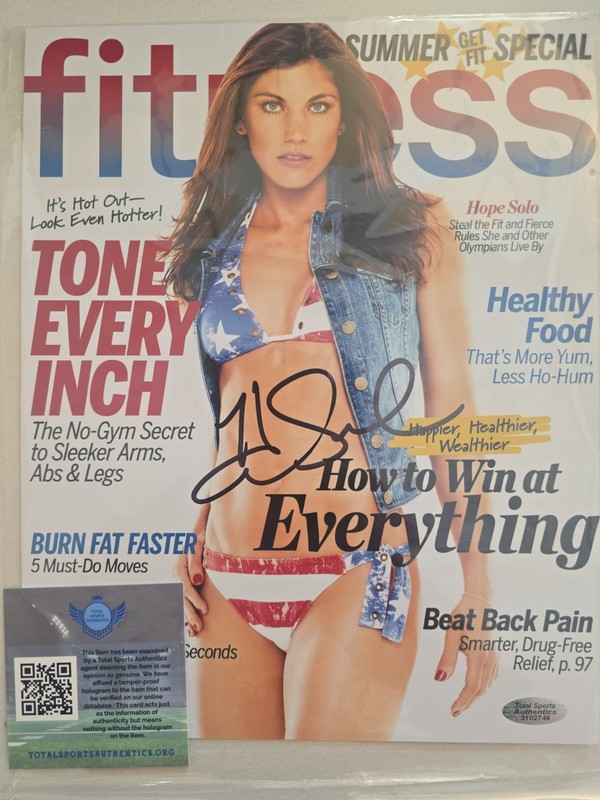 Hope Solo  Autograph 8x10" Original Signature + COA