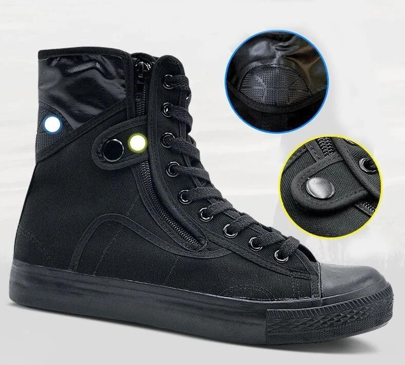 Men Shoes Boots Casuals Sneakers training hiking camping High top rubbers canvas
