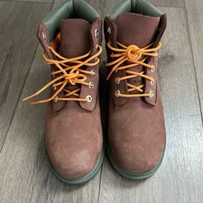 Brown Timberland Boots Boys Size 2 Waterproof New Without Tags