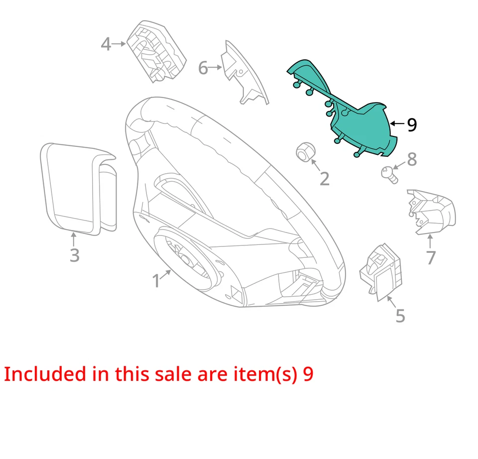 CUBIERTA PARA LINCOLN MKZ 2010-2012 9H6Z3D758CA - NUEVA OEM 9H6Z3D758CA Foto 2 de 3