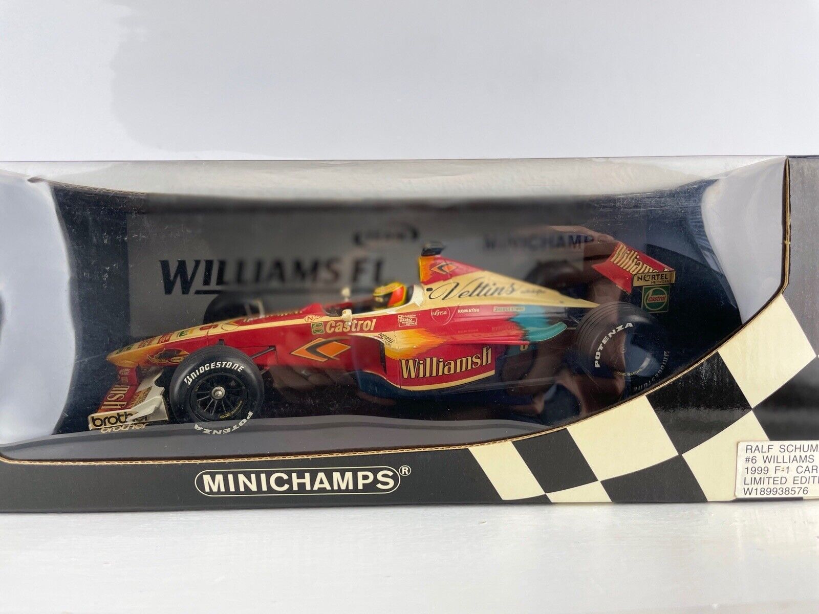 1/18 ウィリアムズF1 WILLIAMS FW21 R.Schumacher-