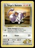 Pokemon Gym Heroes #082/132 Lt. Surge's Rattata Common