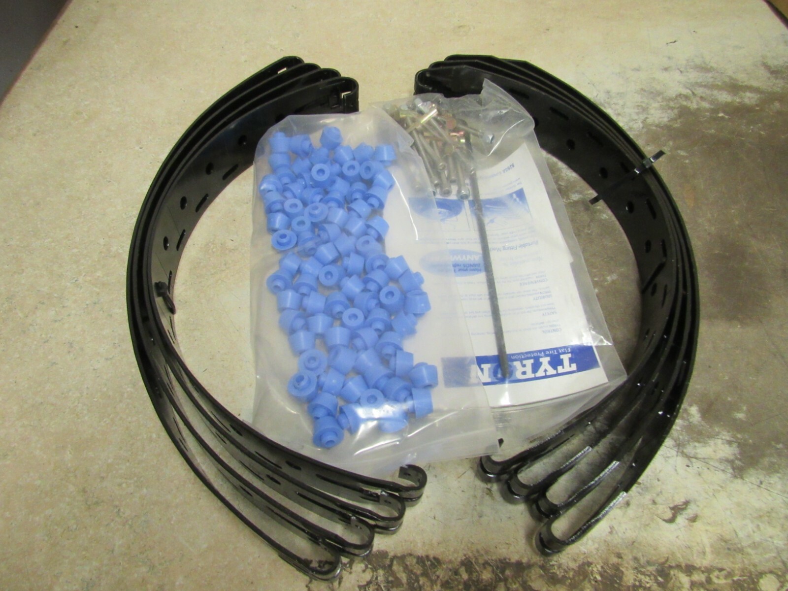 Four Tyron Blue Tire Bands For 14” Aluminum & Steel Rims RV RUN FLAT