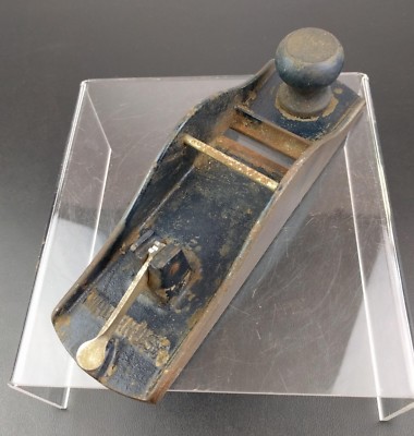 VTG Metal Wood Plain Hand Tool Shaver Woodworking Decor 