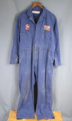 【60〜70's Sears】\"Denim coverall\" Vintage 60s/70s Sears Denim Blue Tradewear Overalls Made in USA